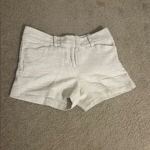 Ann Taylor White High Waist Shorts Chic Summer Style